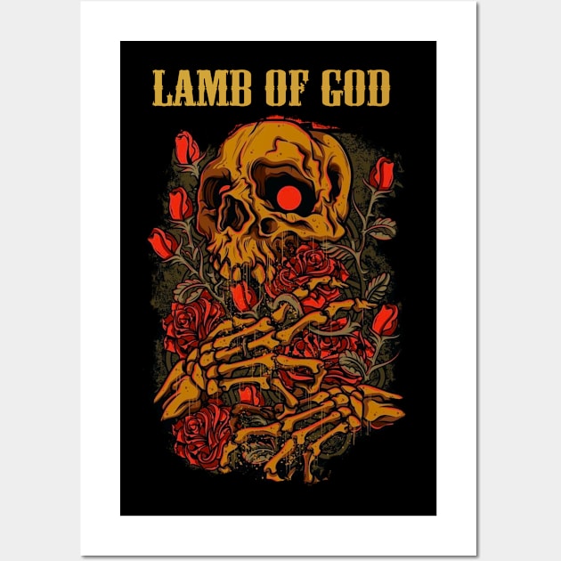 LAMB OF GOD BAND Wall Art by Pastel Dream Nostalgia